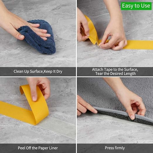 How to apply StayDown carpet tape under a rug in 4 steps