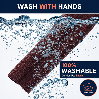 The GapGuard fabric sleeve slides off and is hand washable