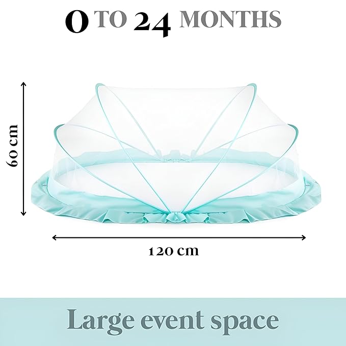 SleepSafe net size – 120 cm long, 60 cm high, suitable 0 to 24 months