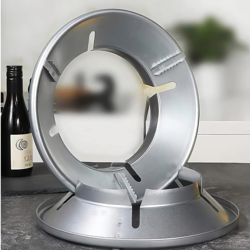 Premium Gas Saver Burner Stand - Stainless Steel Flame Concentrator