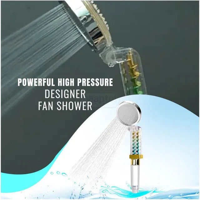 High Pressure Handheld Shower Head – Flip-Fold Steel Nozzle with Filter