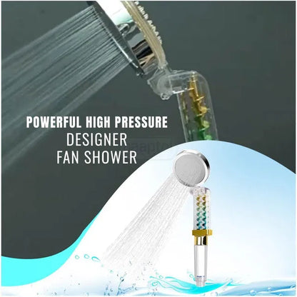 High Pressure Handheld Shower Head – Flip-Fold Steel Nozzle with Filter
