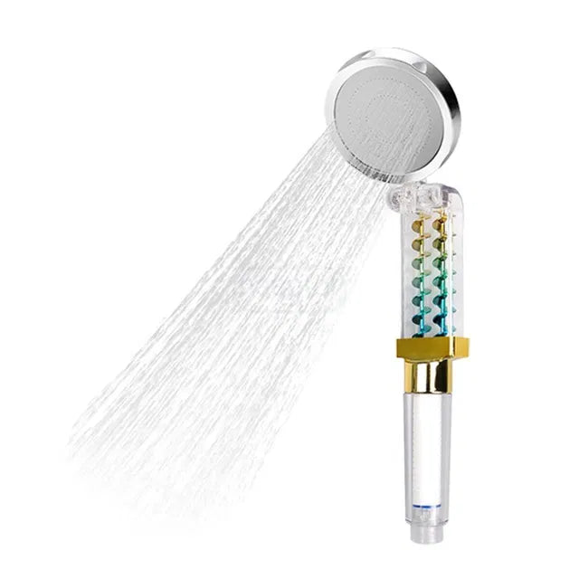 High Pressure Handheld Shower Head – Flip-Fold Steel Nozzle with Filter